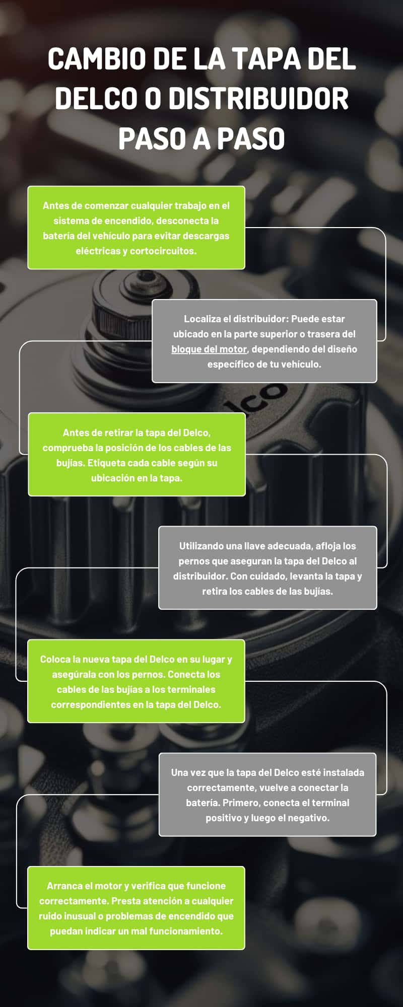 La guía definitiva para cambiar la tapa del distribuidor