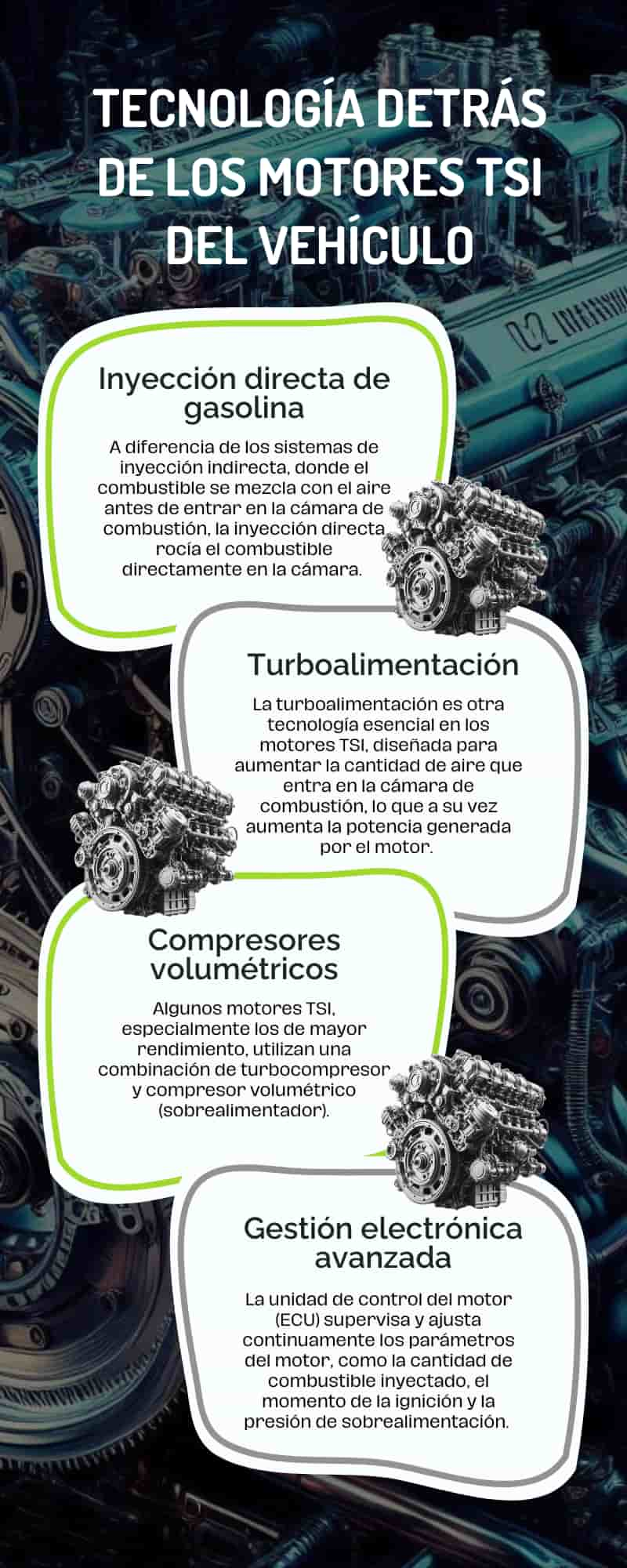 Tecnología detrás de los motores TSI: Lo que debes saber